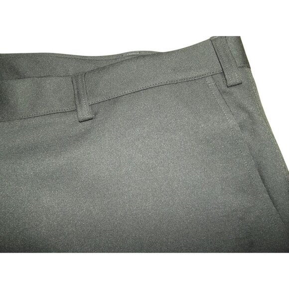 oobe Mens Gray Polyester Pants 46 x 32 Flat Front Straight Leg Work - Picture 5 of 10